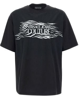 Versace Jeans Couture コットン Tシャツ - ブラック