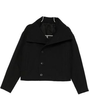 Rick Owens Biker Jumbo Stooges Jacket - Black
