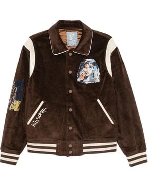 Kidsuper Embroidered Corduroy Jacket - Brown