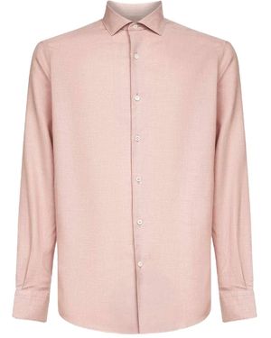 ZEGNA Button-Down Shirt - Pink