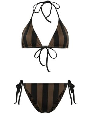Fendi Reversible Bikini Set - Black