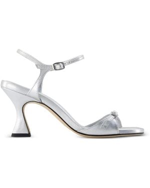 CAREL PARIS Celeste Buckled Sandals - White