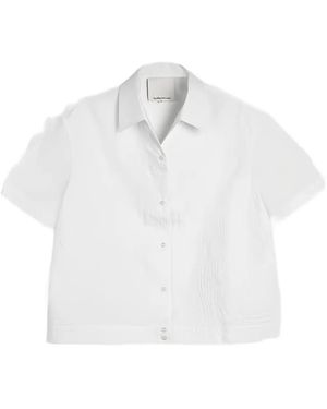 YMC Embroidered Short-sleeve Shirt - ホワイト