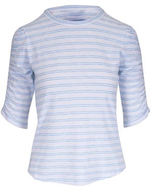 Veronica Beard Striped T-Shirt - Blue
