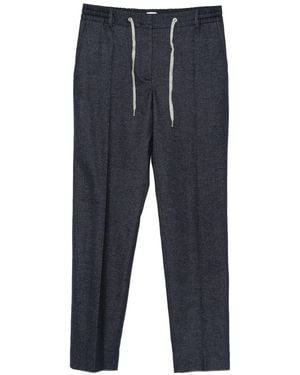 Eleventy Hose Mit Kordelzug - Blau