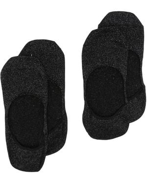 ANT45 Lot De Deux Paires De Chaussettes À Effet Pailleté - Noir