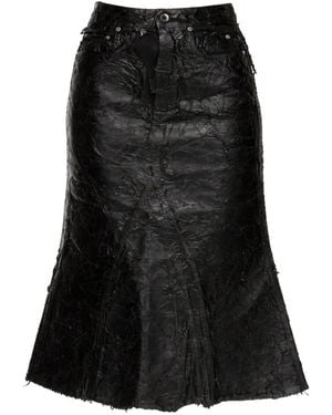 Rick Owens Rear-Pocket Skirt - Black