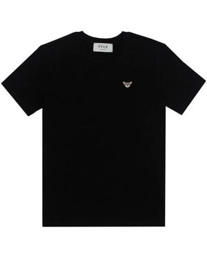 PELO FOUNDATION Dog-Appliqué T-Shirt - Black