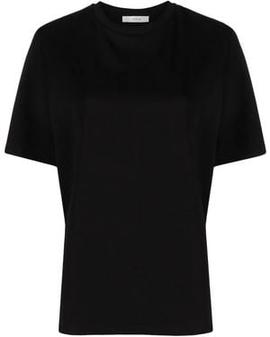 The Row Chiara Cotton T-Shirt - Black