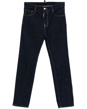 DSquared² Logo-patch jeans - Blau