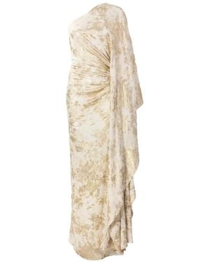 Silvia Tcherassi Afrodita One-Shoulder Maxi Dress - White