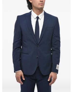 Corneliani Peak-Lapel Single-Breasted Suit - Blue