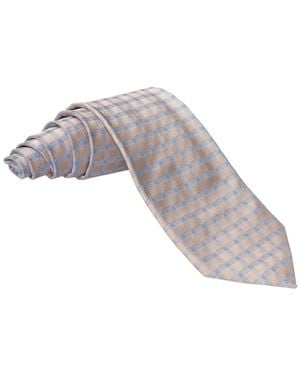 Zilli Cravatta Con Stampa - Grigio