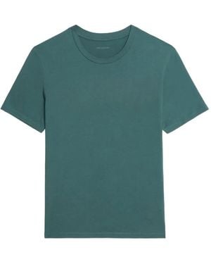Zadig & Voltaire Tommy Back-Print Cotton T-Shirt - Green