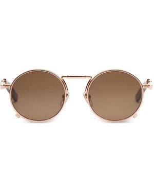 Jean Paul Gaultier Round-Frame Sunglasses - Brown