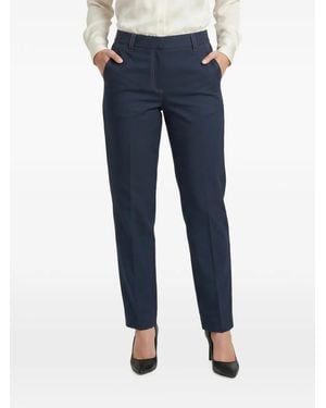 Brunello Cucinelli Contrast-Stitch Pants - Blue