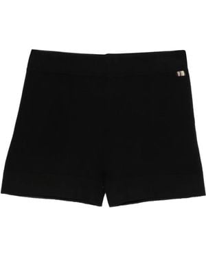 Extreme Cashmere Nº450 Bummy Knitted Shorts - Black