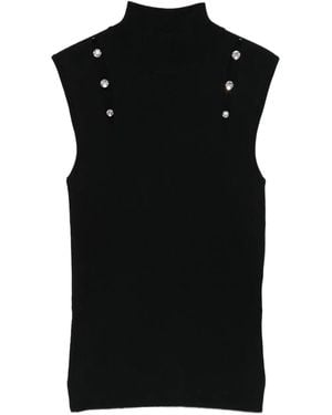 Liu Jo Top Con Decorazione - Nero