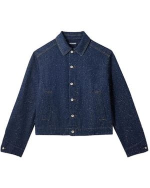 Jacquemus Welt-Pocket Denim Jacket - Blue