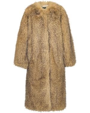 ROTATE BIRGER CHRISTENSEN Long Coat - ナチュラル