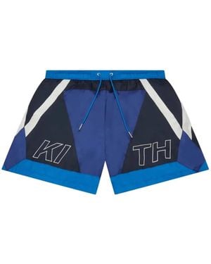Kith Turbo Colour-Block Shorts - Blue