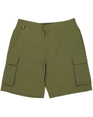 K-Way Bastyel Cargo-Pocket Shorts - Green