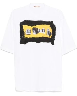 Marni Graphic-Print T-Shirt - White