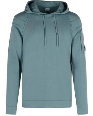 C.P. Company Sleeve-pocket Drawstring Hoodie - ブルー