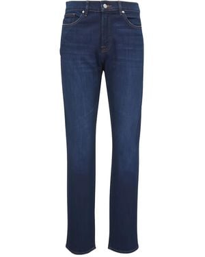 FRAME Jeans Con Design A Cinque Tasche - Blu