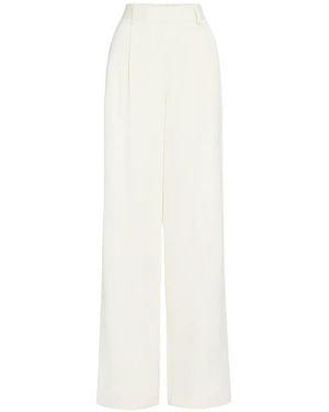 Twp Pleated Trousers - White