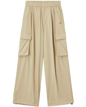 Chocoolate Pantalon Ample À Poches Cargo - Natural