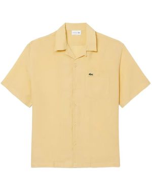 Lacoste Short-Sleeve Shirt - Natural