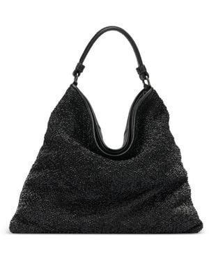 Reptile's House Große Wave Schultertasche - Schwarz