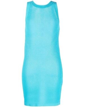 Solid & Striped The Carson Knitted Dress - Blue