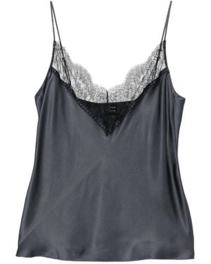 Carine Gilson Camisole-Top Mit Spitzenborten - Schwarz