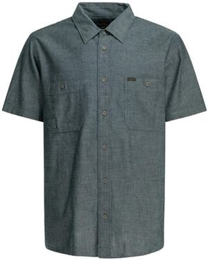 Filson Short-Sleeve Button-Down Shirt - Grey