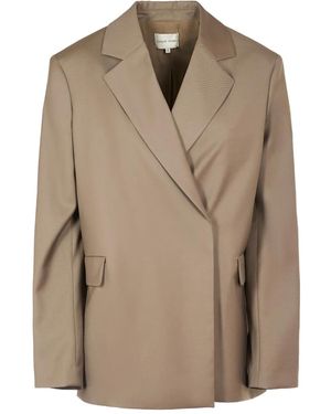 Loulou de Saison Blazer Arlo À Boutonnière Croisée - Neutre