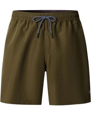 Hackett Icon Badeshorts Mit Logo - Grün