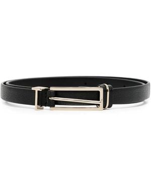 Tom Ford Ceinture Texturée À Boucle - White
