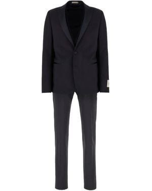 Corneliani Single-Breasted Suit - Black
