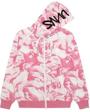 Aape By A Bathing Ape Hoodie Met Camouflageprint - Roze