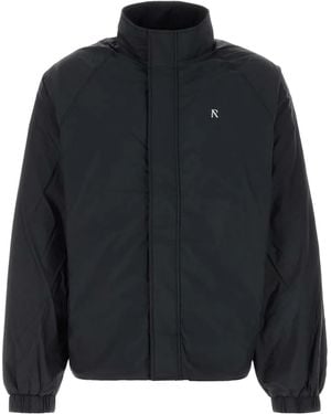 Represent Logo-Plaque Jacket - Black