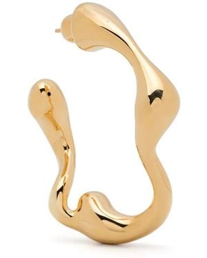 Maria Black Large Splash Single Earring - Metallic