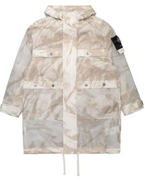 Stone Island パーカーコート - ホワイト