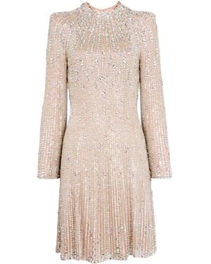 Jenny Packham Crystal Crunch Dress - Natural