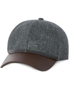 Brunello Cucinelli Cappello Da Baseball - Grigio