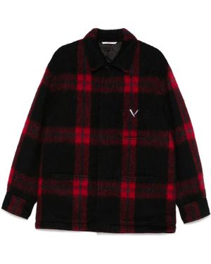 Valentino Garavani チェック ジャケット - レッド