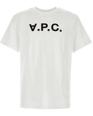 A.P.C. T-Shirt Mit Rundhalsausschnitt - Weiß