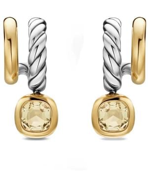 David Yurman Pendientes DY Mercer® con diseño de dos filas - Metálico