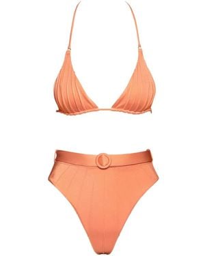 Noire Swimwear Belted Bikini - White